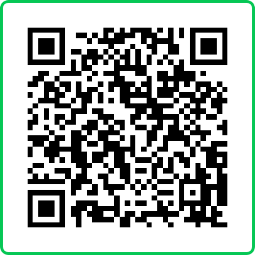 はないろ公式LINEのQRコード